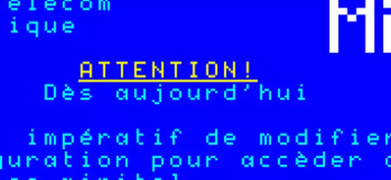 Minitel, adieu mon rève! Żegnaj internecie po francusku