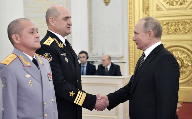 Igor Osipow na zdjęciu jescze w łaskach Władimira Putina