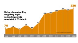 Stać nas na 230 świątecznych karpi. To znak, że zarabiamy więcej