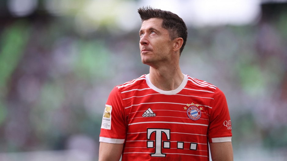 Robert Lewandowski jeszcze w Bayernie, zdjęcie z maja 2022 r.