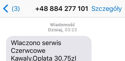 Na tego SMS-a nie odpowiadaj!