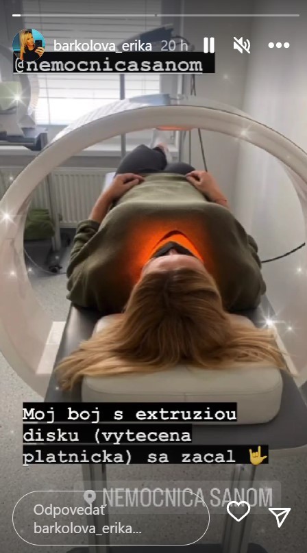 Barkolová zverejnila zábery z rehabilitácie.