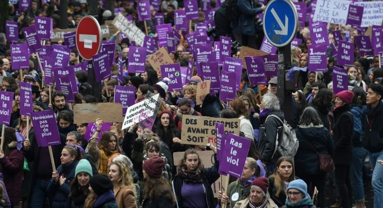 Around 30 marches have been organised throughout France