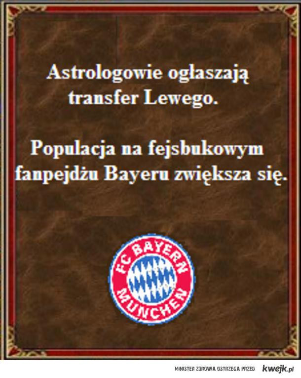 Robert Lewandowski w Bayernie Monachium - memy