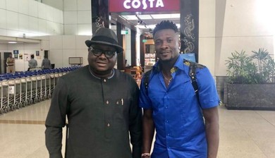 Asamoah Gyan arrives in India, set to start career with NorthEast United FC