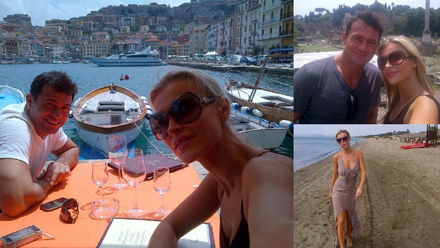 Joanna Krupa i Romain Zago w Positano