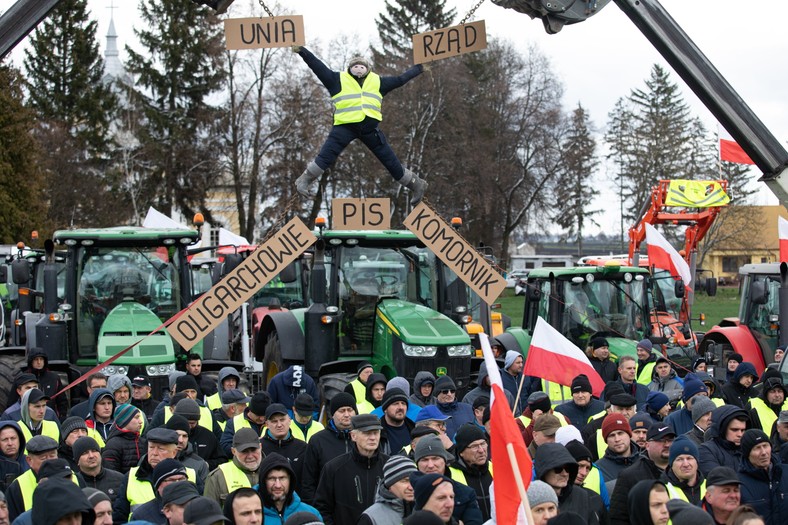 Protest w Czerniczynie koło Hrubieszowa