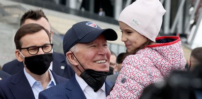 Biden na Stadionie Narodowym do uchodźców: Putin jest rzeźnikiem