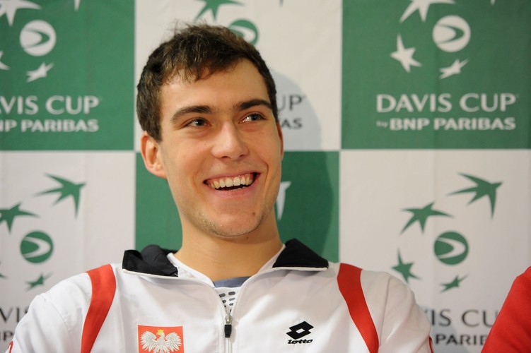 Jerzy Janowicz na konferencji prasowej