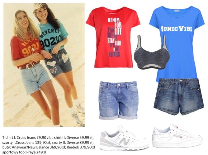 STYLIZACJE inspirowane serialem 'Bevely Hills 90210'