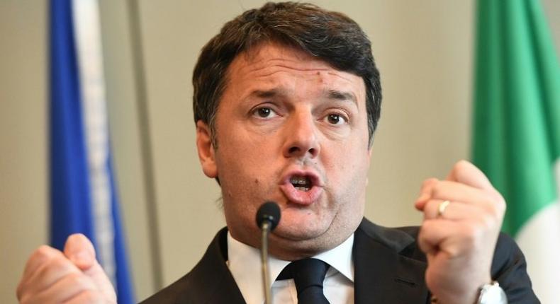 Former Italian prime minister Matteo Renzi is campaigning for leadership of his country's Democratic Party