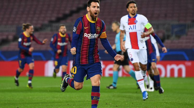 Lionel Messi és társai otthon 4-1-re kaptak ki, de még reménykednek a továbbjutásban /Fotó: GettyImages