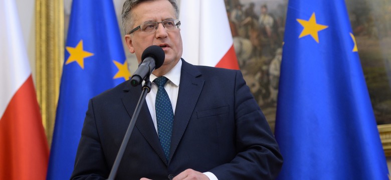 Komorowski nie będzie uczestniczył w sporze z górnikami. "To rząd jest odpowiedzialny"