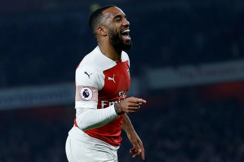 Arsenal's French striker Alexandre Lacazette will be free from suspension to face Rennes in the Europa League on Thursday