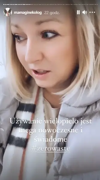 MamaGinekolog sprzedaje zestawy pieluch wielorazowego użytku / InstaStories Mamy Ginekolog