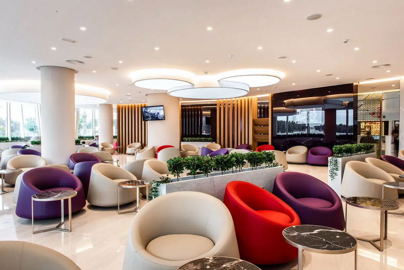 Royal Air Maroc Le Zenith Lounge at Casablanca Airport (4 star)