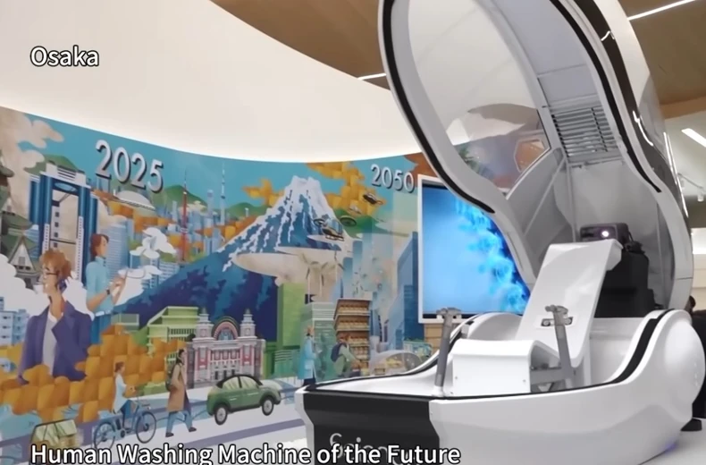 Vešmašina za kupanje ljudi