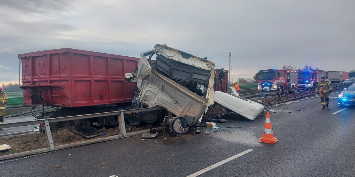 Potężny karambol na A4.