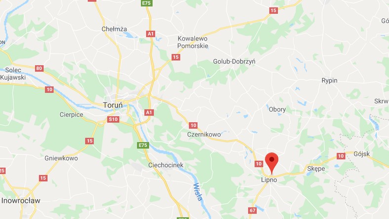 ToruÅ„: wypadek na DK10, jedna osoba ranna - WiadomoÅ›ci