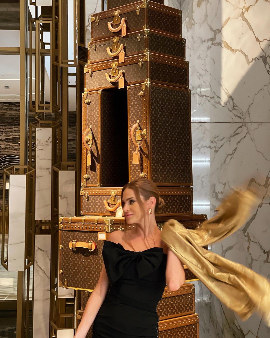 Slovenská modelka Andrea Verešová v Dubaji.