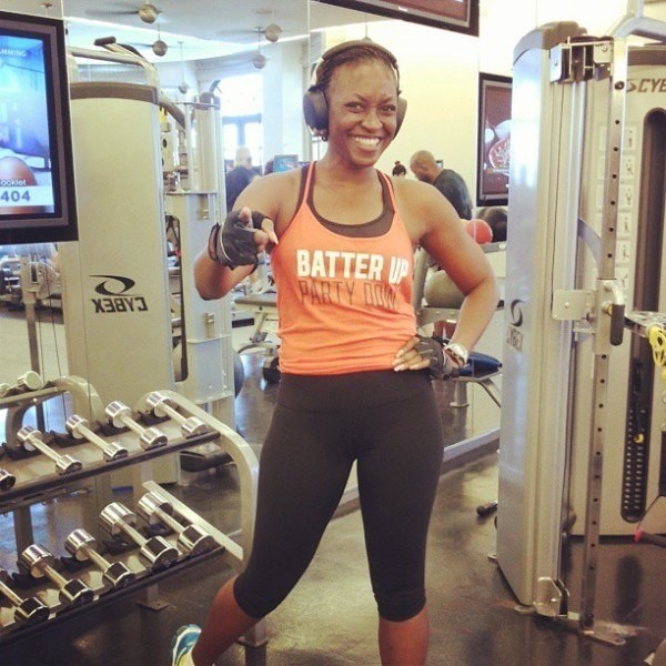 Kate Henshaw the gym junkie 