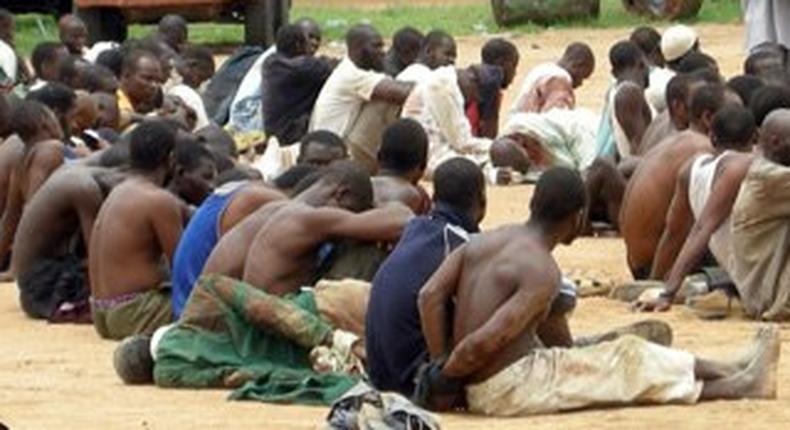 Cross section of some ex-Boko Haram members