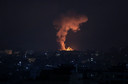 Powietrzny atak Izraela na Strefę Gazy