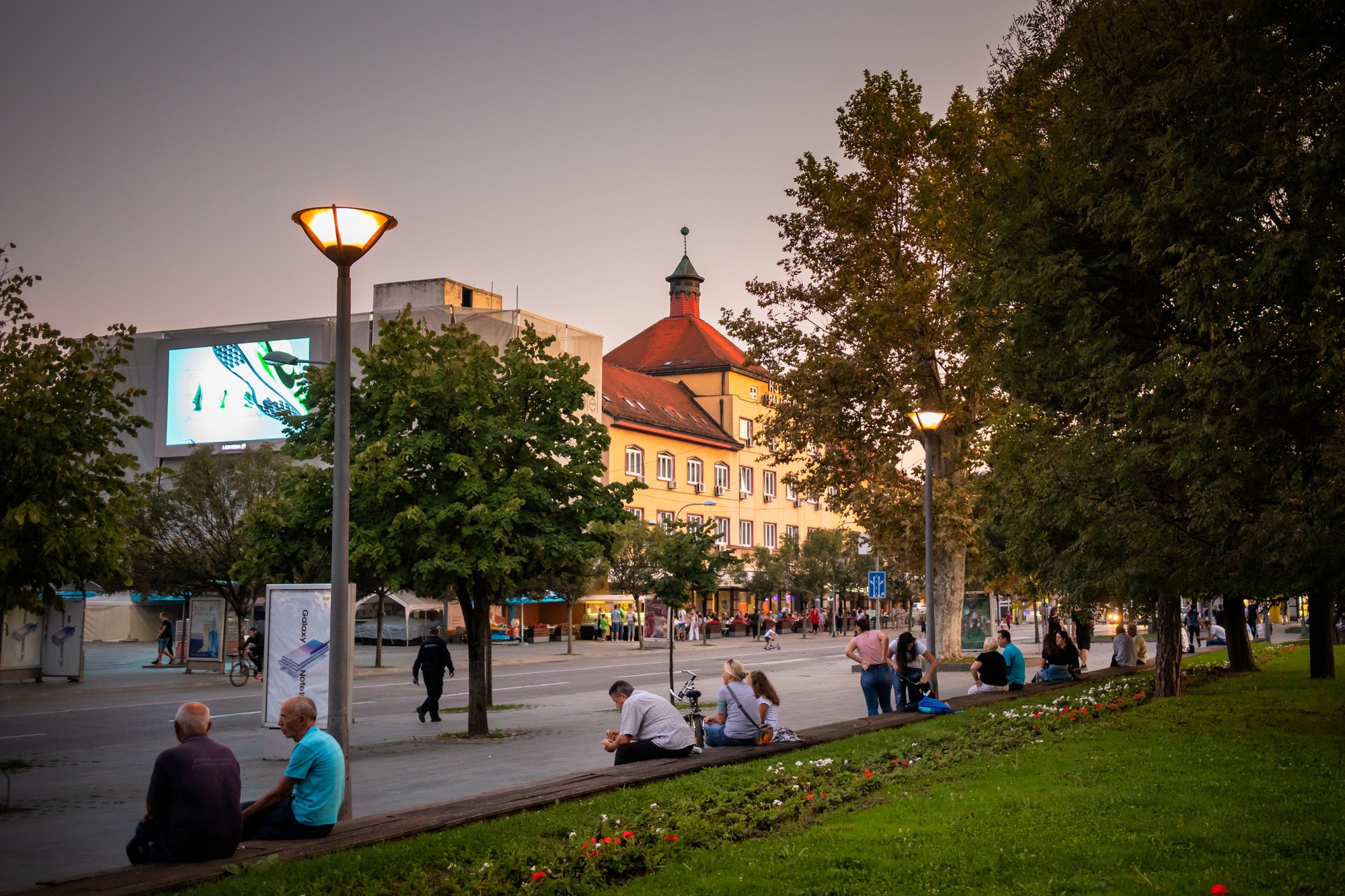 Mesto Banja Luka v Bosne a Hercegovine.