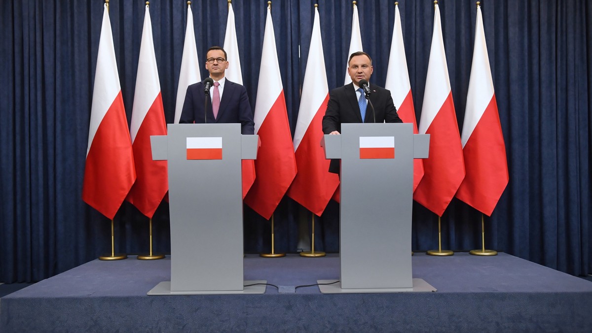 Mateusz Morawiecki i Andrzej Duda