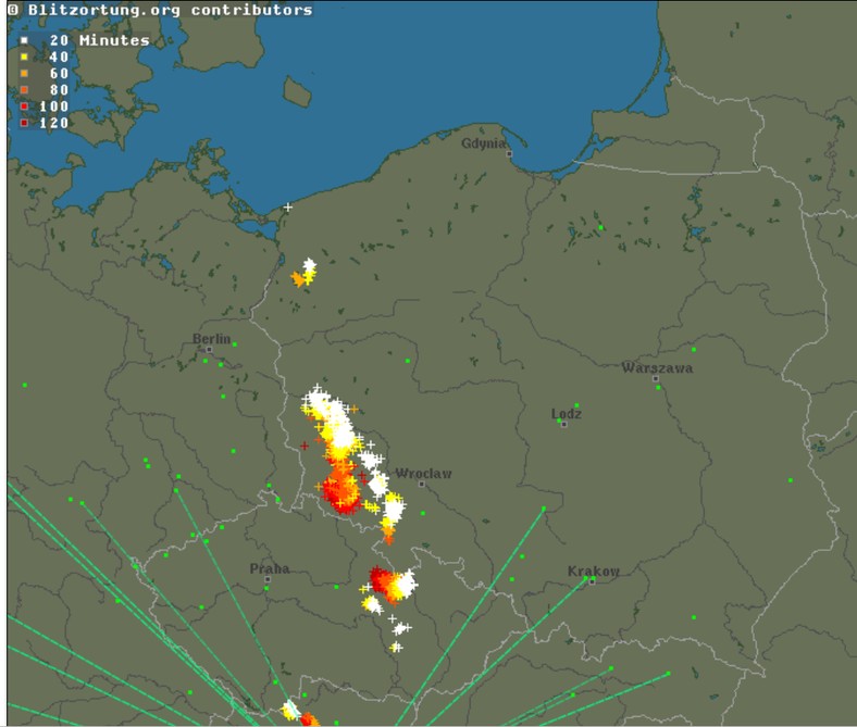 Detektor wyładowań atmosferycznych