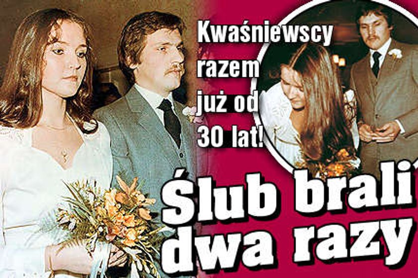 Kwaśniewscy razem już od 30 lat! A ślub brali dwa razy