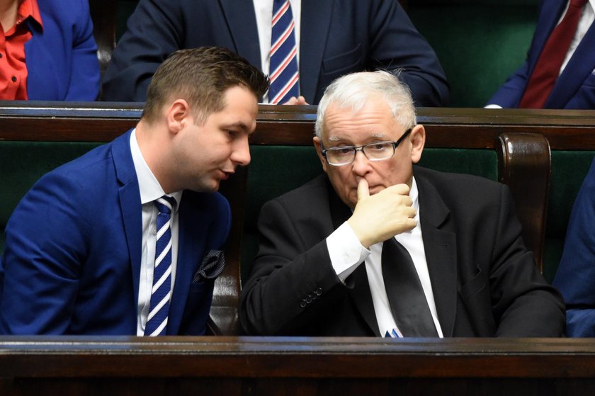 Patryk Jaki i Jarosław Kaczyński