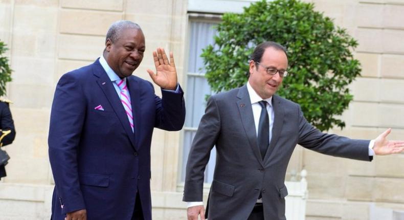 President Mahama and Hollande