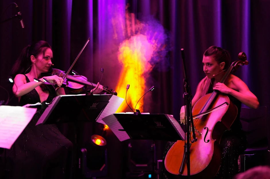 Kvartet "Habanera” u prostoru Fondacije Mozzart.