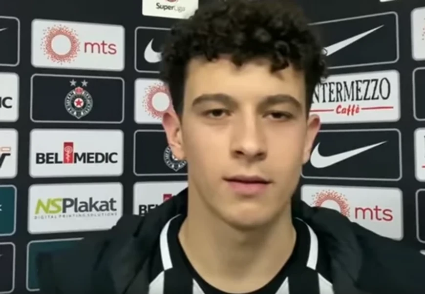 Nemanja Jović (Foto: Screenshot YouTube/FK Partizan Beograd)