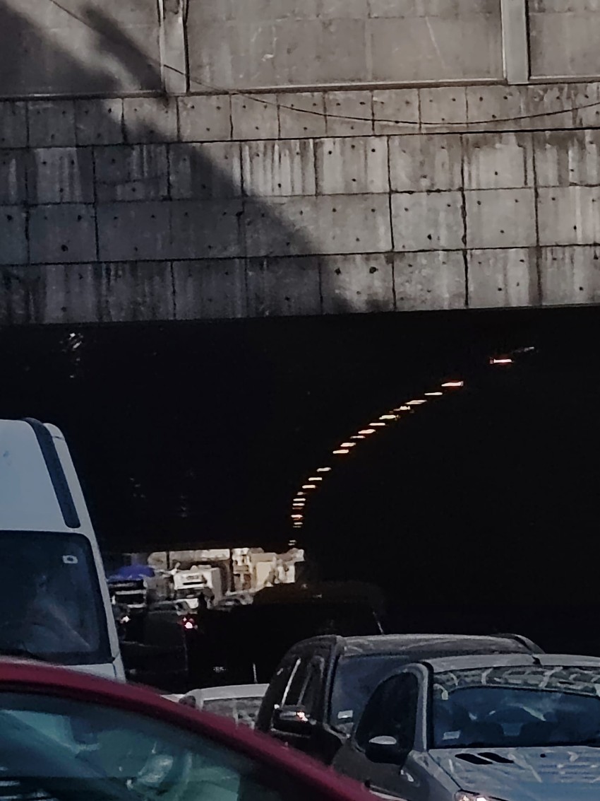 Saobraćajna nesreća u Terazijskom tunelu