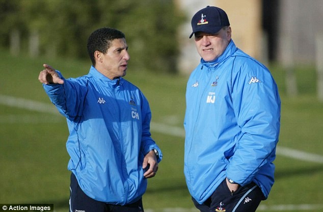 Hughton with Spurs