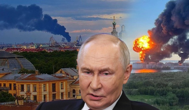 Ukrajinski napad na Sankt Peterburg