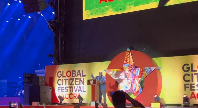 President Akufo-Addo booed during speech at Global Citizen Festival