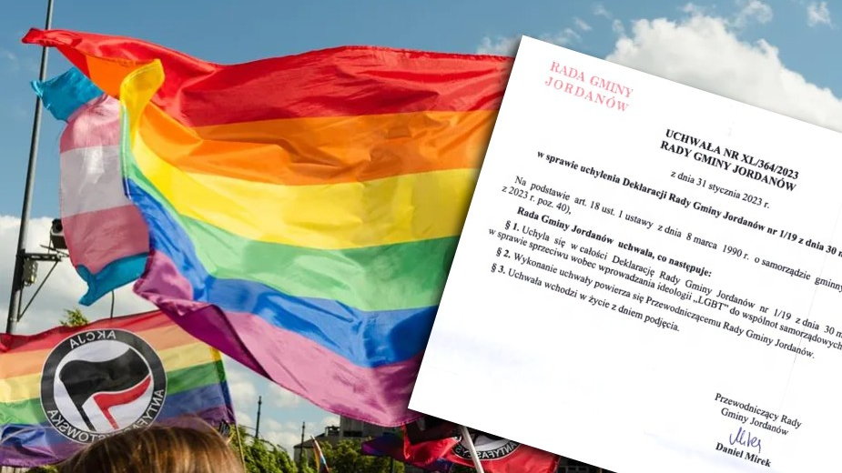 Gmina Jordanów wycofuje się z deklaracji anty-LGBT