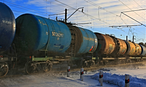 Pociąg z paliwem. Krasnojarsk