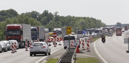 Zaczął się drogowy dramat na A4