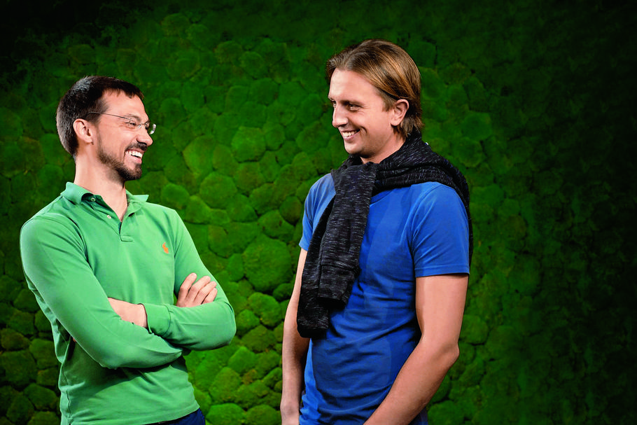 Start-up założony w 2015 r. przez Ukraińców Nika Storońskiego (po prawej) i Włada Jacenko wyceniany jest obecnie na 1,7 mld dolarów
