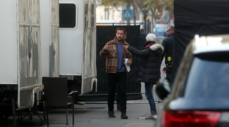 Ryan Gosling utolsó forgatási napján 
korán kelt, már reggel hétkor az öltözőkocsijában készülődött / Fotó: Weber Zsolt