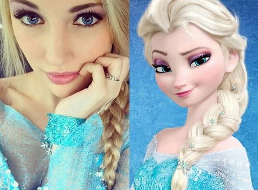 Anna Faith Carlson jako Elsa z "Krainy Lodu"