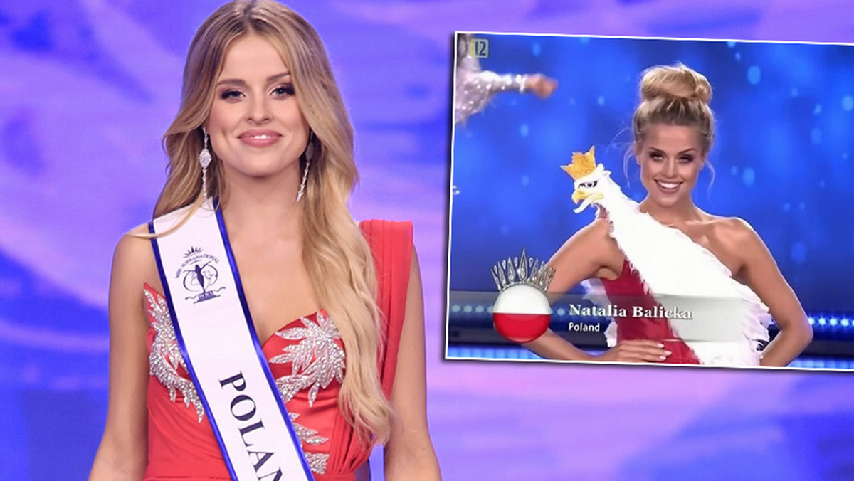Natalia Balicka na wyborach Miss International