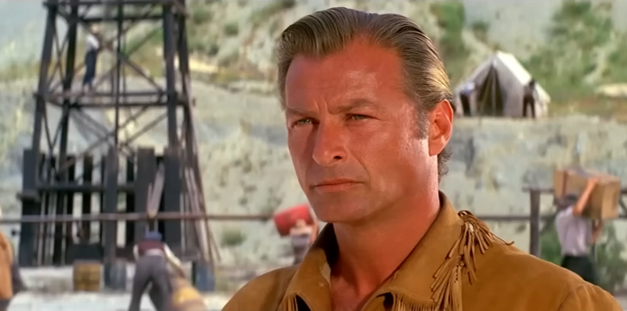 Americký herec Lex Barker je známy ako Old Shatterhand.