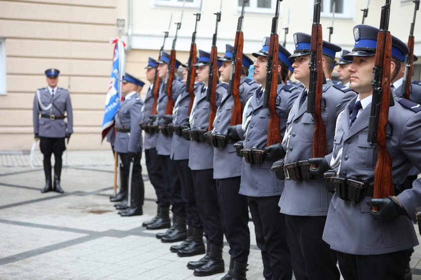 Ślubowanie policjantów