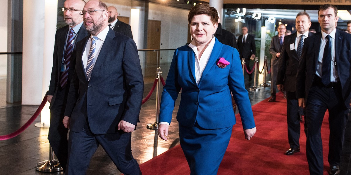 Beata Szydło w Sztrasburgu 