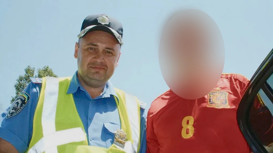 Na ovoj fotografiji objavljenoj na društvenim mrežama 2013. godine, Temerbek, koji sada ima 56 godina, nosi uniformu saobraćajne policije | Foto: OK.ru